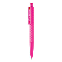 XD COLLECTION Druckkugelschreiber X3, blaue Mine, rosa