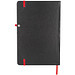 Notizbuch BlackLine, DIN A5, schwarz/rot