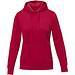Charon Damen Kapuzenpullover, rot, L