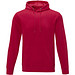 Charon Herren Kapuzenpullover, rot, M
