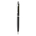 SWISS PEAK® Drehkugelschreiber Deluxe Stylus, blaue Mine, schwarz, silber