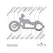 ROMINOX® Key Tool Motorbike / Motorrad (21 Funktionen) im Motiv-Mäppchen Frohe Ostern, grün