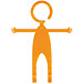 Handyhalter Mr. Hook, orange