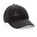 Impact 6 Panel Kappe aus 280gr rCotton mit AWARE Tracer, schwarz