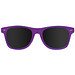 Sonnenbrille aus Kunststoff im Nerdlook, UV 400 Schutz, violett