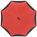 Umklappbarer Regenschirm aus 190T Pongee mit Griff zum Einhängen am Handgelenk, rot